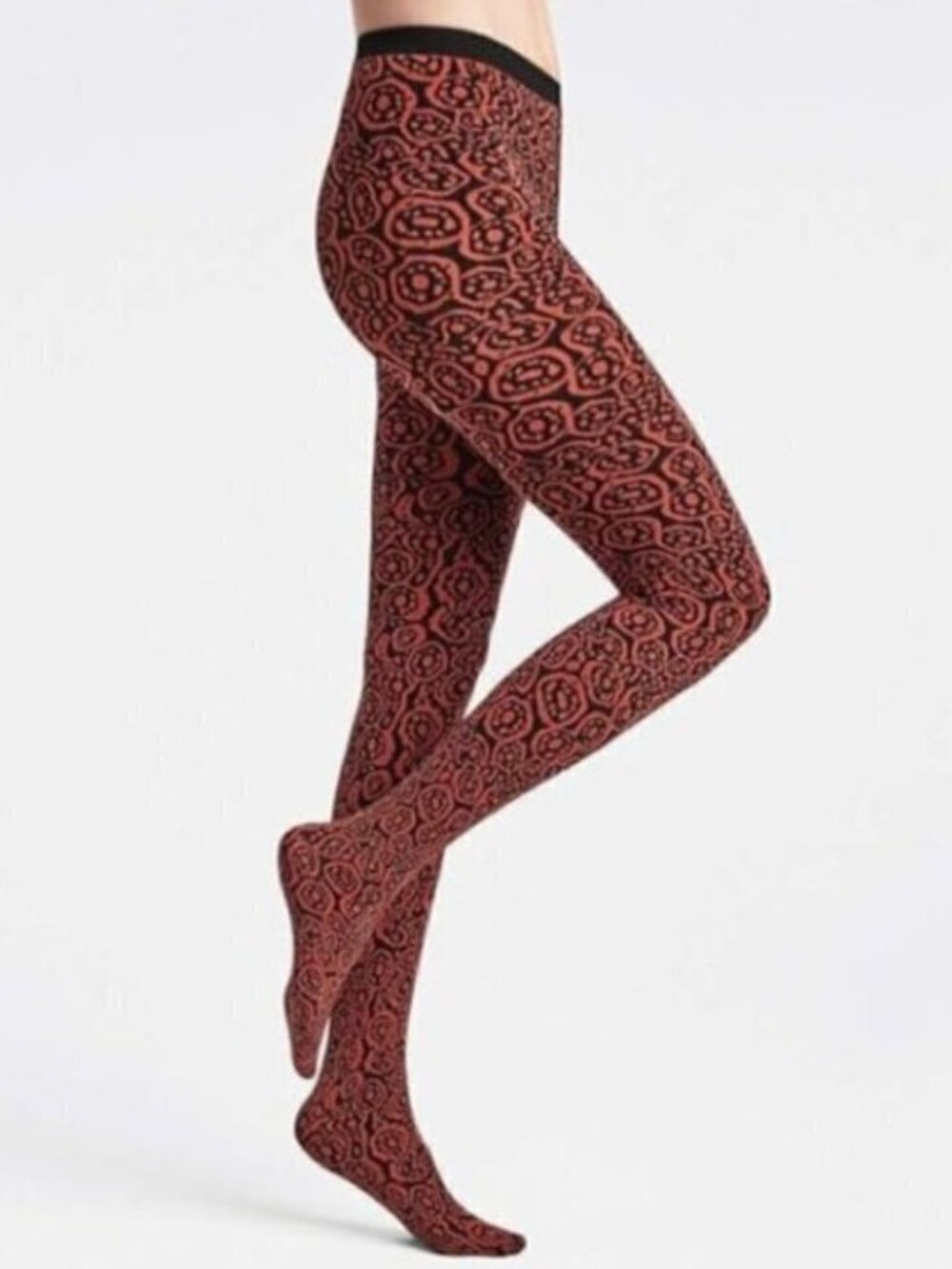 Wolford Red Poison Dart Opaque Tights Pantyhose - XS, BNIP